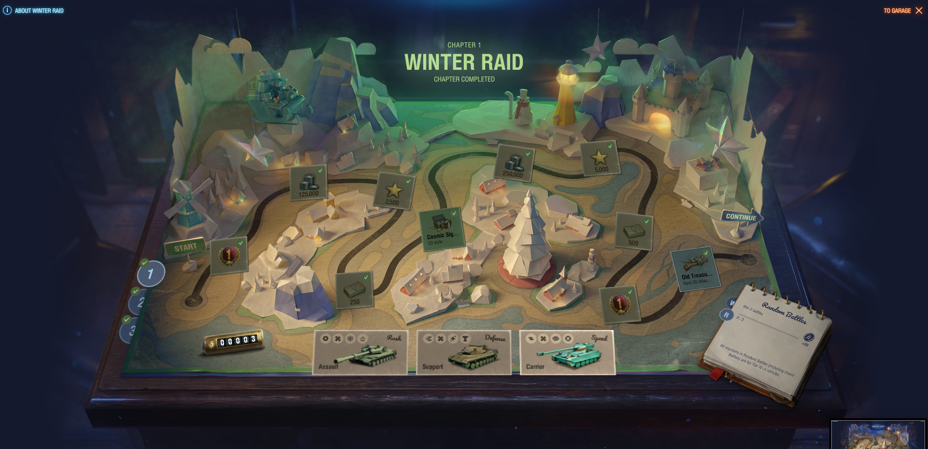 World of Tanks Winter Raid