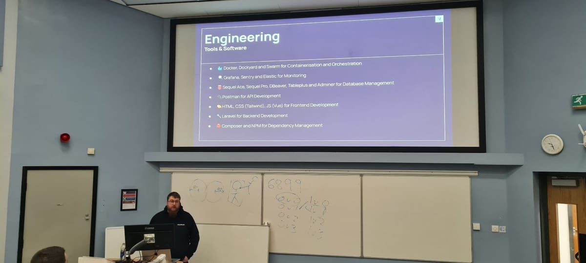 I spoke at Teesside University