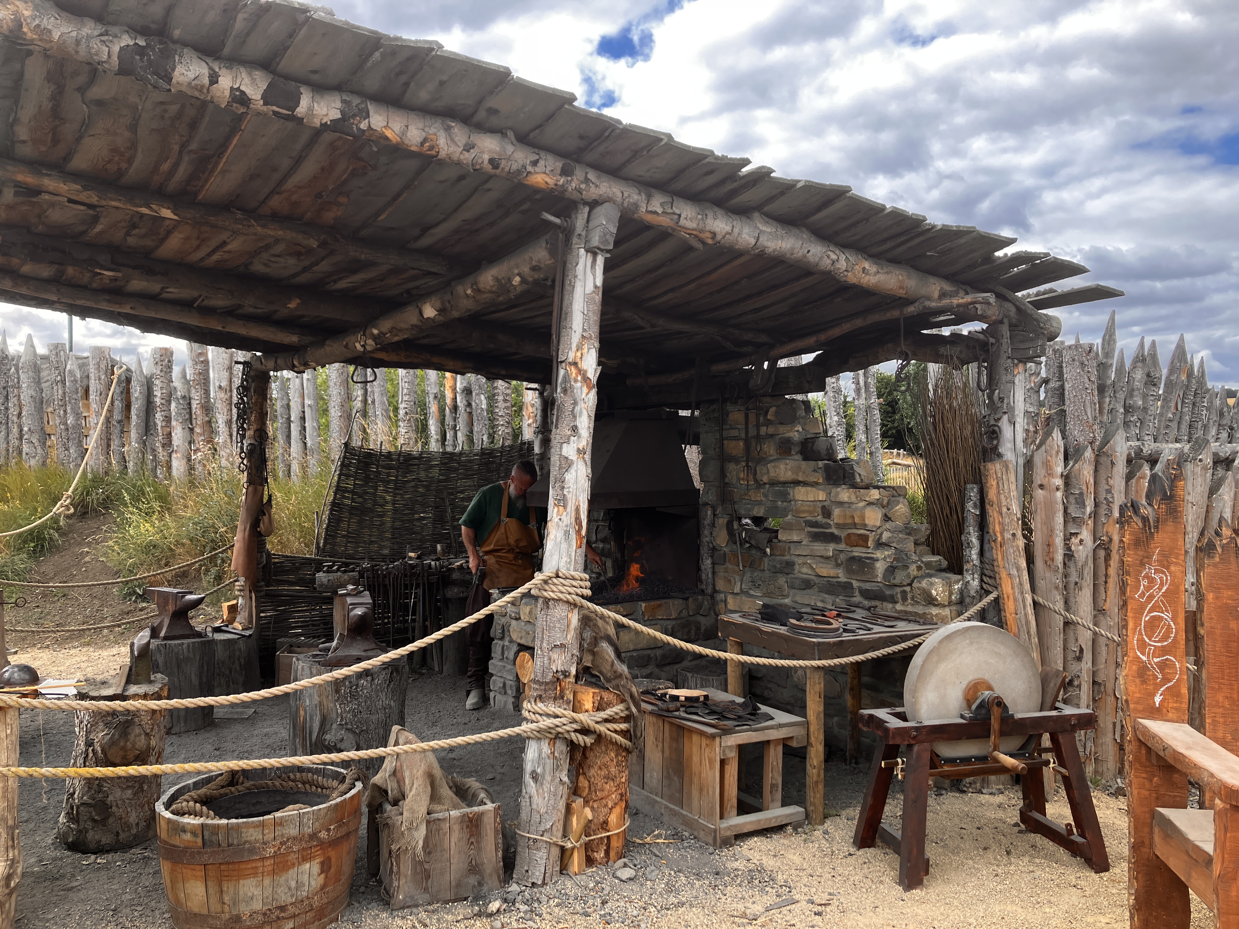 Blacksmithing in the Viking settlement
